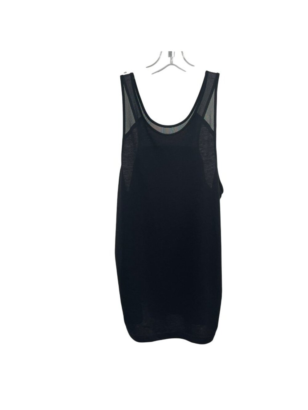 Avia Womens Active Tank Top Scoop Neck Black Size Medium